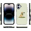 image:imageCasely iPhone 16 Case  The Boyfriend Collection  Forest Green  Bold Protective Design  Compatible with MagSafeClubhouse  Golden on the Green