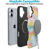 image:imageCasely iPhone 16 Case  The Boyfriend Collection  Forest Green  Bold Protective Design  Compatible with MagSafeColor Me Happy  Doodle Colorblock