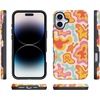 image:imageCasely iPhone 16 Case  The Boyfriend Collection  Forest Green  Bold Protective Design  Compatible with MagSafeColor Splash Abstract Retro