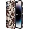 image:imageCasely iPhone 16 Case  The Boyfriend Collection  Forest Green  Bold Protective Design  Compatible with MagSafeCowgirl Envy  Cow Print