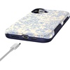 image:imageCasely iPhone 16 Case  The Boyfriend Collection  Forest Green  Bold Protective Design  Compatible with MagSafeCupids Canvas  Periwinkle Floral