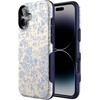 image:imageCasely iPhone 16 Case  The Boyfriend Collection  Forest Green  Bold Protective Design  Compatible with MagSafeCupids Canvas  Periwinkle Floral