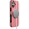 image:imageCasely iPhone 16 Case  The Boyfriend Collection  Forest Green  Bold Protective Design  Compatible with MagSafeEast Coast Summer  Red Stripes