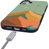image:imageCasely iPhone 16 Case  The Boyfriend Collection  Forest Green  Bold Protective Design  Compatible with MagSafeEndless Peaks  Colorblock Mountain