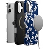 image:imageCasely iPhone 16 Case  The Boyfriend Collection  Forest Green  Bold Protective Design  Compatible with MagSafeFloral Forest  Navy Cherry Blossom