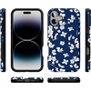 image:imageCasely iPhone 16 Case  The Boyfriend Collection  Forest Green  Bold Protective Design  Compatible with MagSafeFloral Forest  Navy Cherry Blossom
