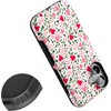 image:imageCasely iPhone 16 Case  The Boyfriend Collection  Forest Green  Bold Protective Design  Compatible with MagSafeFloral Heart  Vines of Love