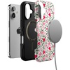 image:imageCasely iPhone 16 Case  The Boyfriend Collection  Forest Green  Bold Protective Design  Compatible with MagSafeFloral Heart  Vines of Love