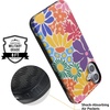 image:imageCasely iPhone 16 Case  The Boyfriend Collection  Forest Green  Bold Protective Design  Compatible with MagSafeFlower Patch  MultiColor Floral