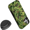 image:imageCasely iPhone 16 Case  The Boyfriend Collection  Forest Green  Bold Protective Design  Compatible with MagSafeFrida Kahlo  Sneaky Monkeys  Jungle Floral
