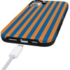 image:imageCasely iPhone 16 Case  The Boyfriend Collection  Forest Green  Bold Protective Design  Compatible with MagSafeGo New York  Blue  Orange Stripes