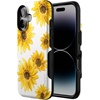image:imageCasely iPhone 16 Case  The Boyfriend Collection  Forest Green  Bold Protective Design  Compatible with MagSafeGolden Garden  Yellow Sunflower Floral