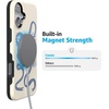 image:imageCasely iPhone 16 Case  The Boyfriend Collection  Forest Green  Bold Protective Design  Compatible with MagSafeHeartstrings  Blue Bow