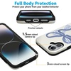 image:imageCasely iPhone 16 Case  The Boyfriend Collection  Forest Green  Bold Protective Design  Compatible with MagSafeHeartstrings  Blue Bow