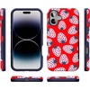 image:imageCasely iPhone 16 Case  The Boyfriend Collection  Forest Green  Bold Protective Design  Compatible with MagSafeId Pick You  Red Strawberry