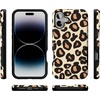image:imageCasely iPhone 16 Case  The Boyfriend Collection  Forest Green  Bold Protective Design  Compatible with MagSafeInto the Wild  Leopard Print