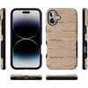 image:imageCasely iPhone 16 Case  The Boyfriend Collection  Forest Green  Bold Protective Design  Compatible with MagSafeMocha Ripple  Brown Waves