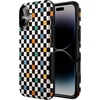 image:imageCasely iPhone 16 Case  The Boyfriend Collection  Forest Green  Bold Protective Design  Compatible with MagSafeOld Skool  Retro Checkerboard