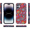 image:imageCasely iPhone 16 Case  The Boyfriend Collection  Forest Green  Bold Protective Design  Compatible with MagSafePainted Flowers  Frida Kahlo Floral