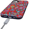 image:imageCasely iPhone 16 Case  The Boyfriend Collection  Forest Green  Bold Protective Design  Compatible with MagSafePainted Flowers  Frida Kahlo Floral