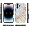 image:imageCasely iPhone 16 Case  The Boyfriend Collection  Forest Green  Bold Protective Design  Compatible with MagSafeRide The Wave  Pastel Rainbow Lined