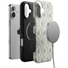 image:imageCasely iPhone 16 Case  The Boyfriend Collection  Forest Green  Bold Protective Design  Compatible with MagSafeSage Tapestry  Floral Vines