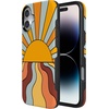 image:imageCasely iPhone 16 Case  The Boyfriend Collection  Forest Green  Bold Protective Design  Compatible with MagSafeShine On  Retro Sunset