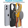 image:imageCasely iPhone 16 Case  The Boyfriend Collection  Forest Green  Bold Protective Design  Compatible with MagSafeShine On  Retro Sunset
