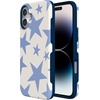 image:imageCasely iPhone 16 Case  The Boyfriend Collection  Forest Green  Bold Protective Design  Compatible with MagSafeStars Align  Blue  White Stars
