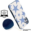image:imageCasely iPhone 16 Case  The Boyfriend Collection  Forest Green  Bold Protective Design  Compatible with MagSafeStars Align  Blue  White Stars