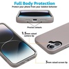 image:imageCasely iPhone 16 Case  The Boyfriend Collection  Forest Green  Bold Protective Design  Compatible with MagSafeTaupe on Nude