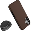 image:imageCasely iPhone 16 Case  The Boyfriend Collection  Forest Green  Bold Protective Design  Compatible with MagSafeThe Boyfriend Collection  Espresso Brown