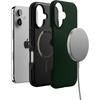 image:imageCasely iPhone 16 Case  The Boyfriend Collection  Forest Green  Bold Protective Design  Compatible with MagSafeThe Boyfriend Collection  Forest Green