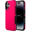 image:imageCasely iPhone 16 Case  The Boyfriend Collection  Forest Green  Bold Protective Design  Compatible with MagSafeThink Pink  Solid Neon Pink