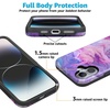 image:imageCasely iPhone 16 Case  The Boyfriend Collection  Forest Green  Bold Protective Design  Compatible with MagSafeTie Dying Over You  Purple Marble