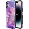 image:imageCasely iPhone 16 Case  The Boyfriend Collection  Forest Green  Bold Protective Design  Compatible with MagSafeTie Dying Over You  Purple Marble