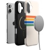 image:imageCasely iPhone 16 Case  The Boyfriend Collection  Forest Green  Bold Protective Design  Compatible with MagSafeTotally Groovy  Rainbow Stripes Color Block