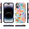 image:imageCasely iPhone 16 Case  The Boyfriend Collection  Forest Green  Bold Protective Design  Compatible with MagSafeTropical Heat  Beachy Collage