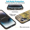 image:imageCasely iPhone 16 Case  The Boyfriend Collection  Forest Green  Bold Protective Design  Compatible with MagSafeVan Gogh  French Bubbly