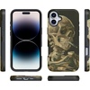 image:imageCasely iPhone 16 Case  The Boyfriend Collection  Forest Green  Bold Protective Design  Compatible with MagSafeVan Gogh  Skull of a Skeleton with Burning Cig