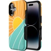 image:imageCasely iPhone 16 Case  The Boyfriend Collection  Forest Green  Bold Protective Design  Compatible with MagSafeWaves  Rays  Sunshine