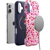 image:imageCasely iPhone 16 Case  The Boyfriend Collection  Forest Green  Bold Protective Design  Compatible with MagSafeXOXO  Pink Candy Hearts