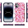 image:imageCasely iPhone 16 Case  The Boyfriend Collection  Forest Green  Bold Protective Design  Compatible with MagSafeXOXO  Pink Candy Hearts
