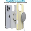 image:imageCasely iPhone 16 Pro Case  Mystic Moss  Green Enchanted Shimmer  Compatible with MagSafe  Classic Ultra Slim DesignButter Yellow Stripes  Sunday Best