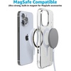 image:imageCasely iPhone 16 Pro Case  Mystic Moss  Green Enchanted Shimmer  Compatible with MagSafe  Classic Ultra Slim DesignClear Skies  Clear Glitter