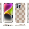 image:imageCasely iPhone 16 Pro Case  Mystic Moss  Green Enchanted Shimmer  Compatible with MagSafe  Classic Ultra Slim DesignFit Check  Neutral Checkerboard Checkered