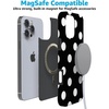 image:imageCasely iPhone 16 Pro Case  Mystic Moss  Green Enchanted Shimmer  Compatible with MagSafe  Classic Ultra Slim DesignHigh Contrast  Black Polka Dot