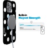 image:imageCasely iPhone 16 Pro Case  Mystic Moss  Green Enchanted Shimmer  Compatible with MagSafe  Classic Ultra Slim DesignHigh Contrast  Black Polka Dot