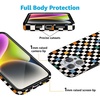 image:imageCasely iPhone 16 Pro Case  Mystic Moss  Green Enchanted Shimmer  Compatible with MagSafe  Classic Ultra Slim DesignOld Skool  Retro Checkerboard