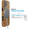 image:imageCasely iPhone 16 Pro Case  Mystic Moss  Green Enchanted Shimmer  Compatible with MagSafe  Classic Ultra Slim DesignSpot On  Dotted Animal Print